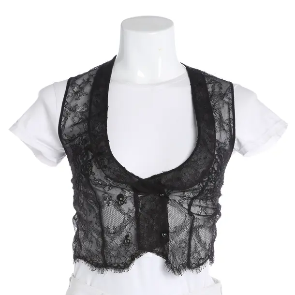 Weste, in Schwarz, Viskose, Ermanno Scervino