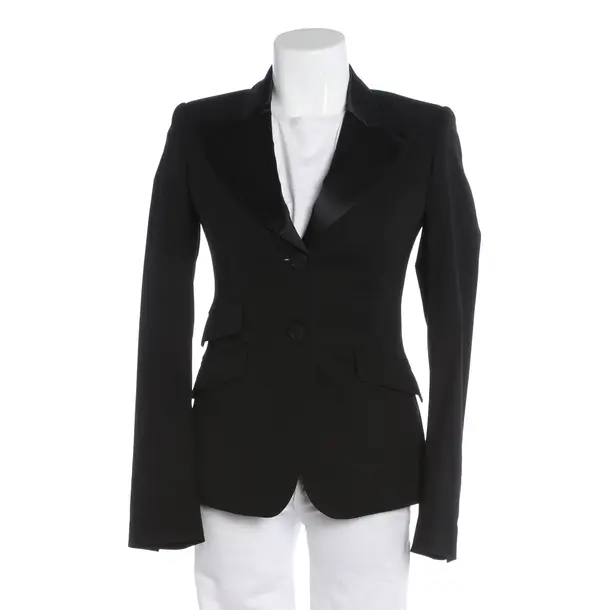 Blazer, in Black, Wool, Dondup