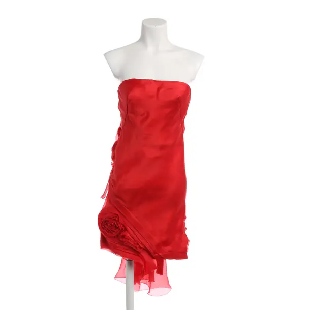 Cocktail Dress, in Red, Silk, Ermanno Scervino