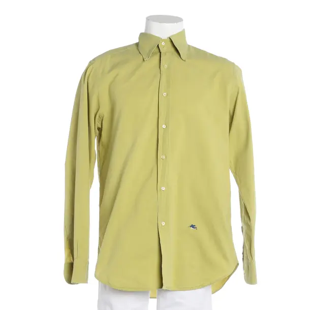 Hemd, in Hellgrün, Baumwolle, Etro