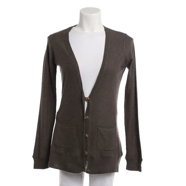 Cardigan, in Brown, Cotton, Timberland