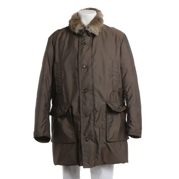 Wintermantel, in Braun, Polyester, Moncler