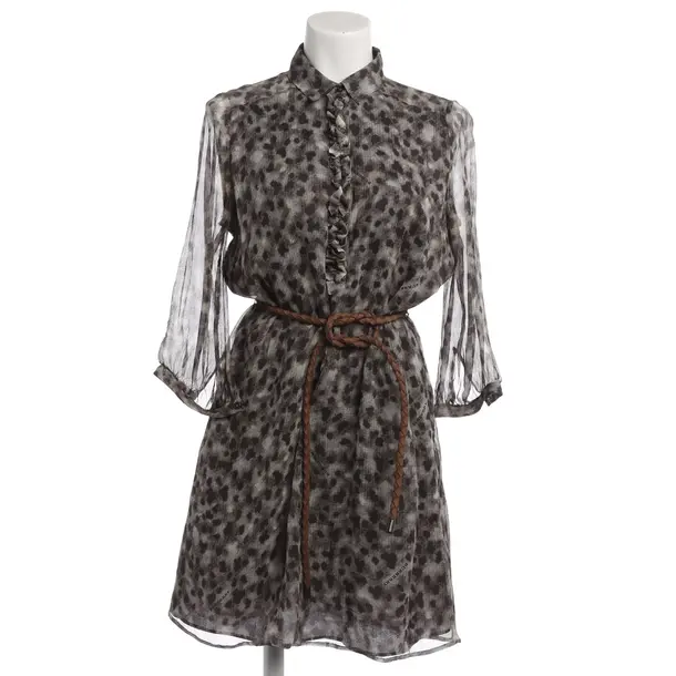 Cocktailkleid, in Dunkelgrau, Seide, Burberry Brit