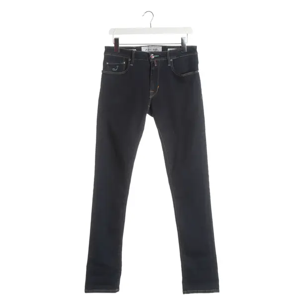Skinny Jeans, in Navy, Cotton, Jacob Cohen