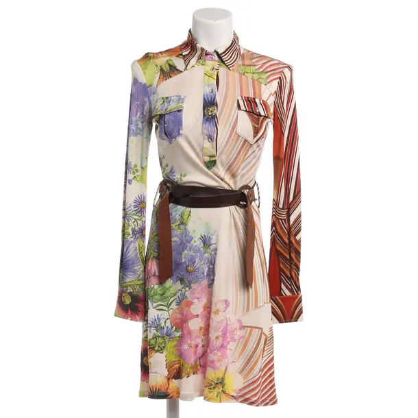 Cocktail Dress, in Multicolored, Polyester, cavalli CLASS