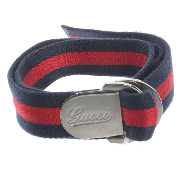Belt, in Red, Cotton, Gucci
