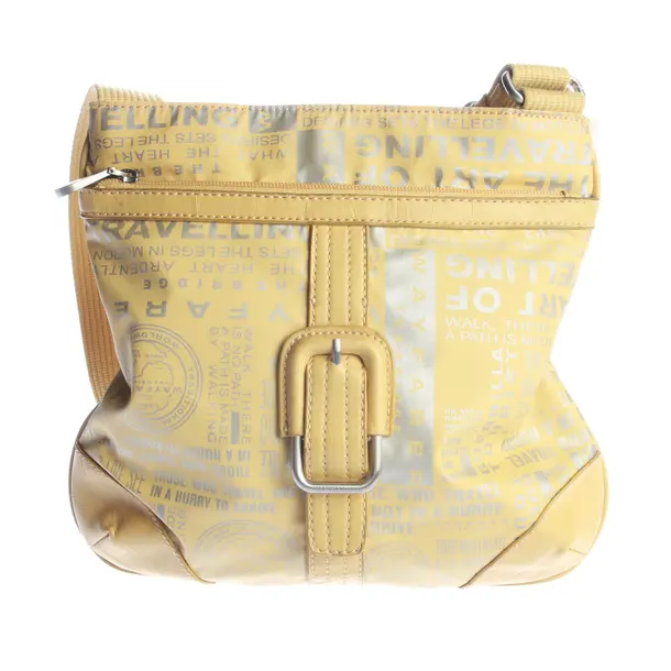 Shoulder Bag, in Yellow, Polyester, The Bridge