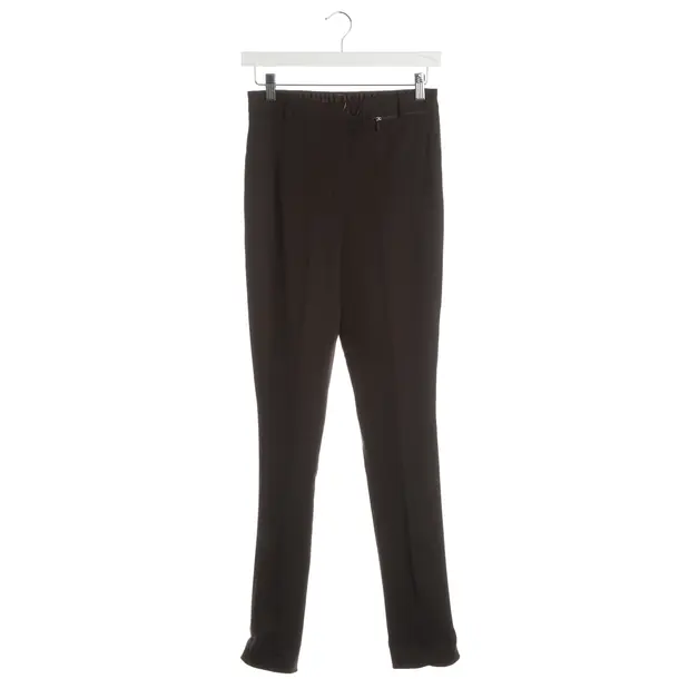 Hose, in Dunkelbraun, Wolle, Prada