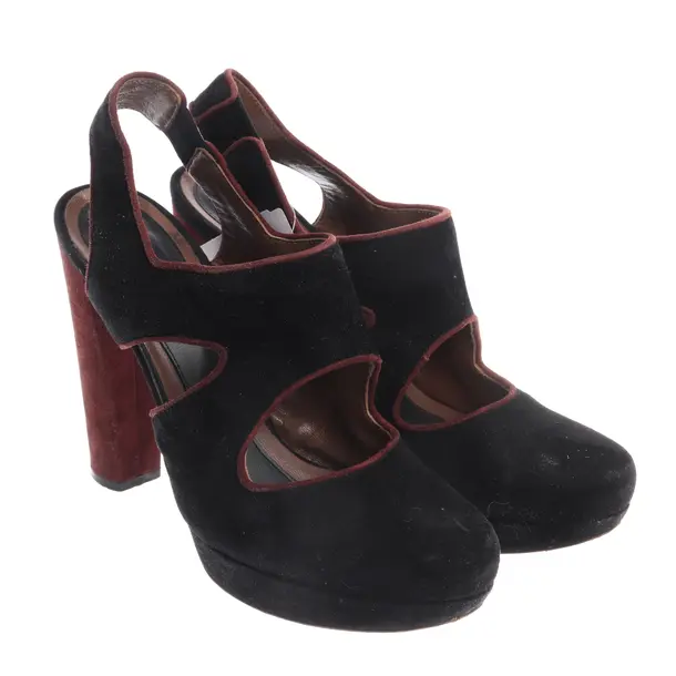 Slingbacks, in Schwarz, Marni
