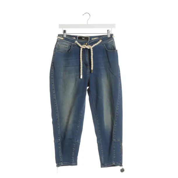 Jeans Boyfriend, in Blau, Baumwolle, Elisabetta Franchi