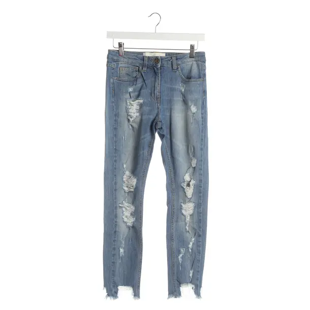 Slim Fit Jeans, in Blue, Cotton, Elisabetta Franchi