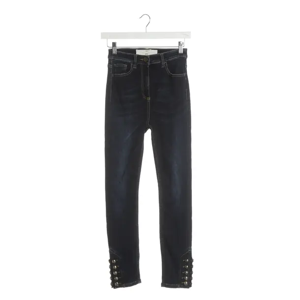 Skinny Jeans, in Navy, Cotton, Elisabetta Franchi