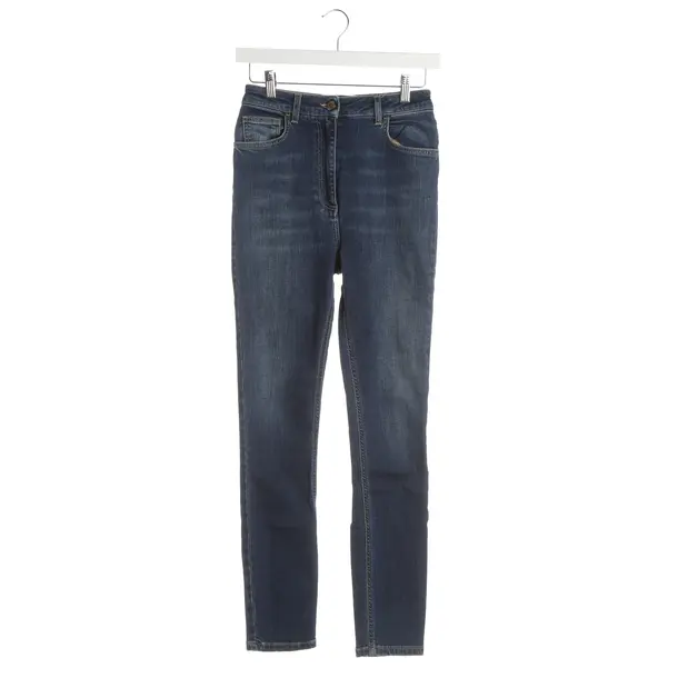 Hose, in Blau, Baumwolle, Elisabetta Franchi