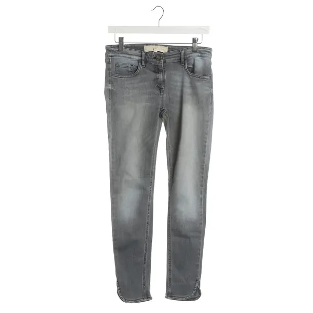 Pants, in Gray, Cotton, Elisabetta Franchi