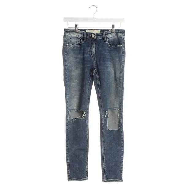 Slim Fit Jeans, in Blue, Cotton, Elisabetta Franchi