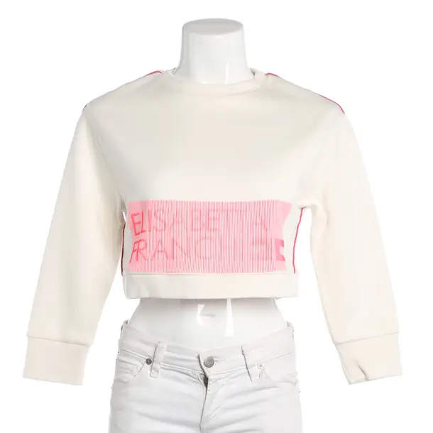 Sweatshirt, in Cream, Polyamide, Elisabetta Franchi