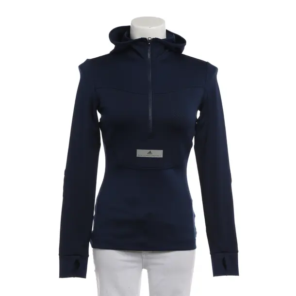 Hoodie, in Navy, Polyester, Adidas by Stella McCartney