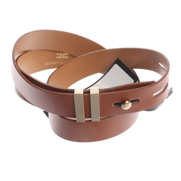 Belt, in Light Brown, Leather, Elisabetta Franchi