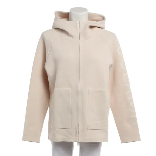Sweatjacke, in Beige, Baumwolle, Woolrich