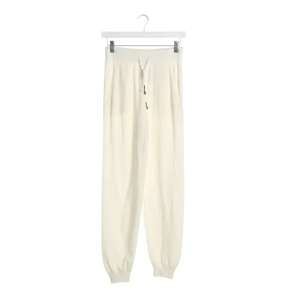 Pants, in Cream, Viscose, Elisabetta Franchi