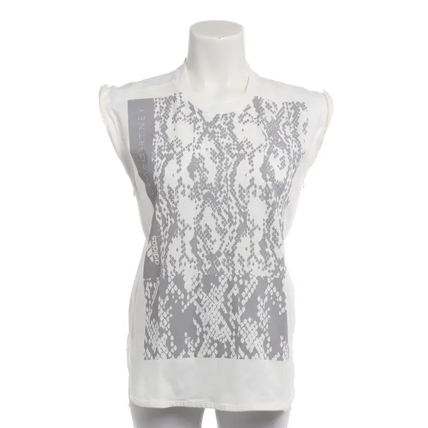 Top, in White, Cotton, Adidas by Stella McCartney