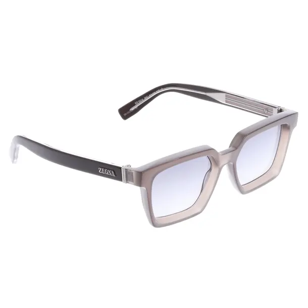Sonnenbrille, in Grau, Kunststoff, Zegna