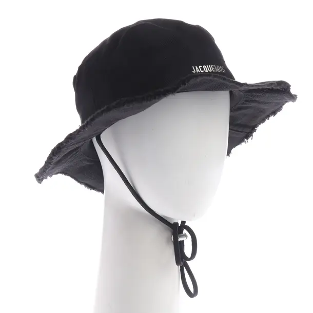 Hat, in Black, Cotton, Jacquemus