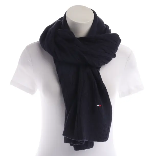 Schal, in Navy, Wolle, Tommy Hilfiger