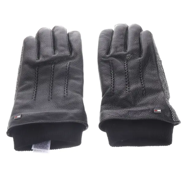 Handschuhe, in Schwarz, Leder, Tommy Hilfiger