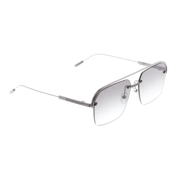Sonnenbrille, in Silber, Metall, Zegna