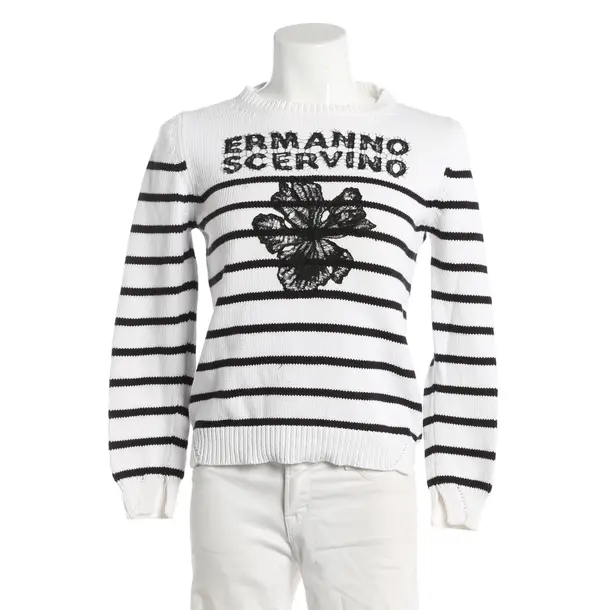 Jumper, in Beige, Cotton, Ermanno Scervino