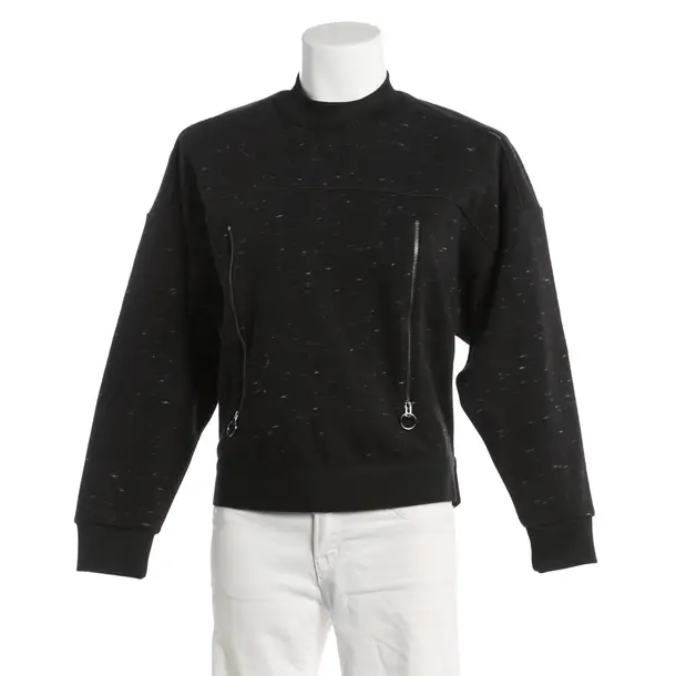 Sweatshirt, in Schwarz, Baumwolle, Adidas by Stella McCartney