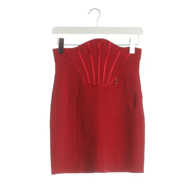 Skirt, in Red, Viscose, Elisabetta Franchi