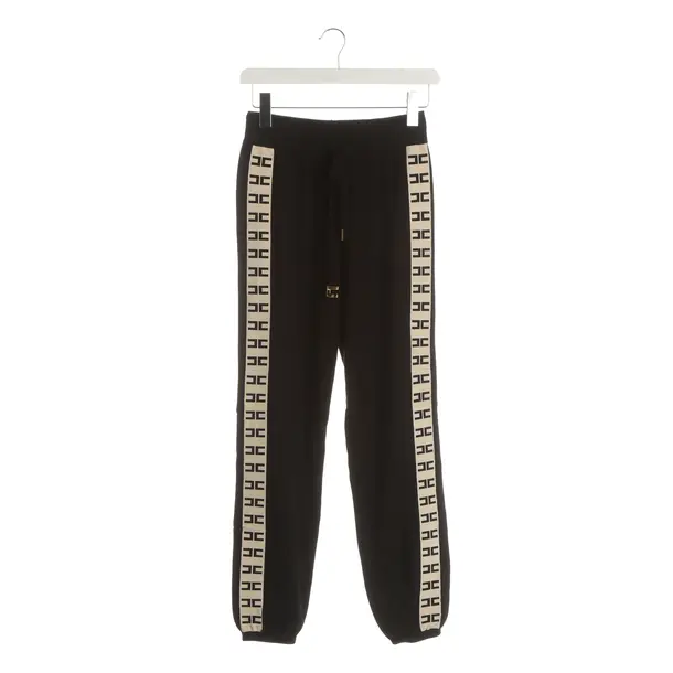 Pantaloni, in Nero, Viscosa, Elisabetta Franchi