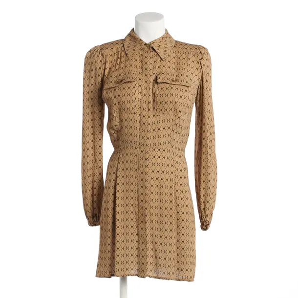 Kleid, in Hellbraun, Viskose, Elisabetta Franchi