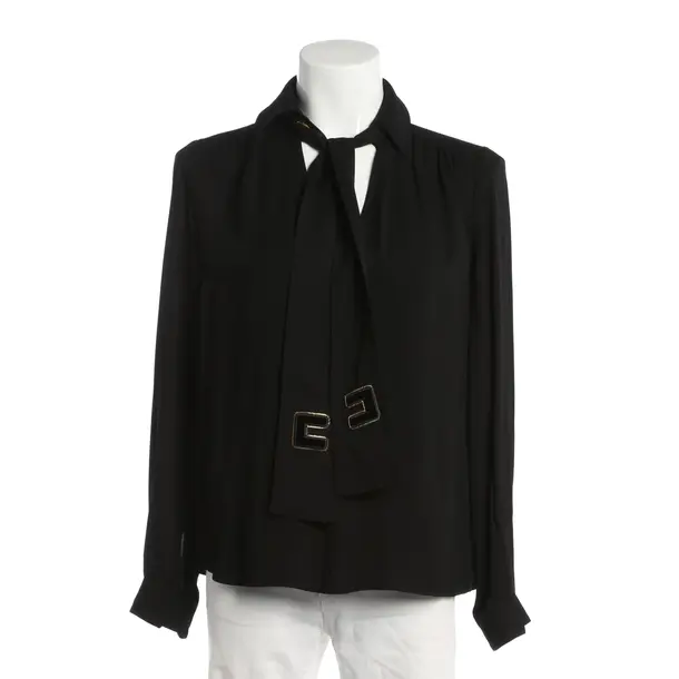 Camicetta, in Nero, Viscosa, Elisabetta Franchi