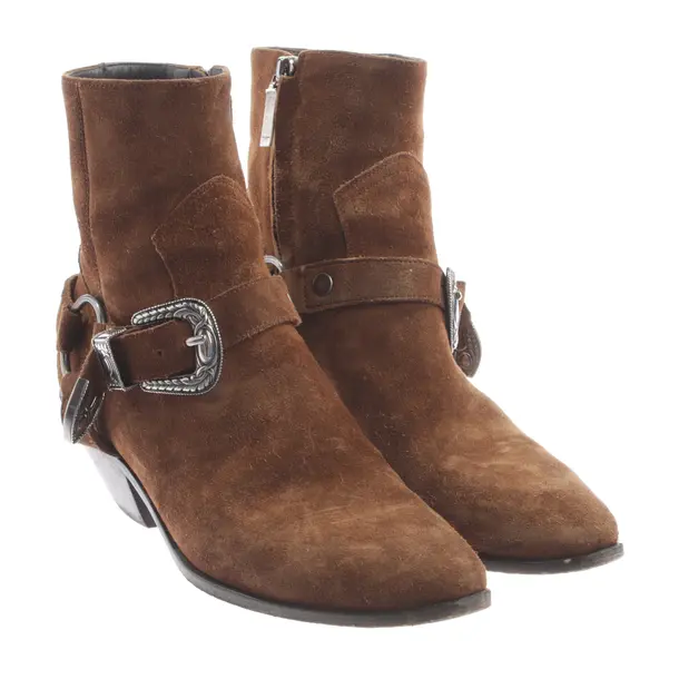 Ankle Boots, in Brown, Saint Laurent