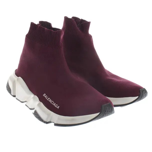 High-Top Sneaker, in Bordeaux, Balenciaga