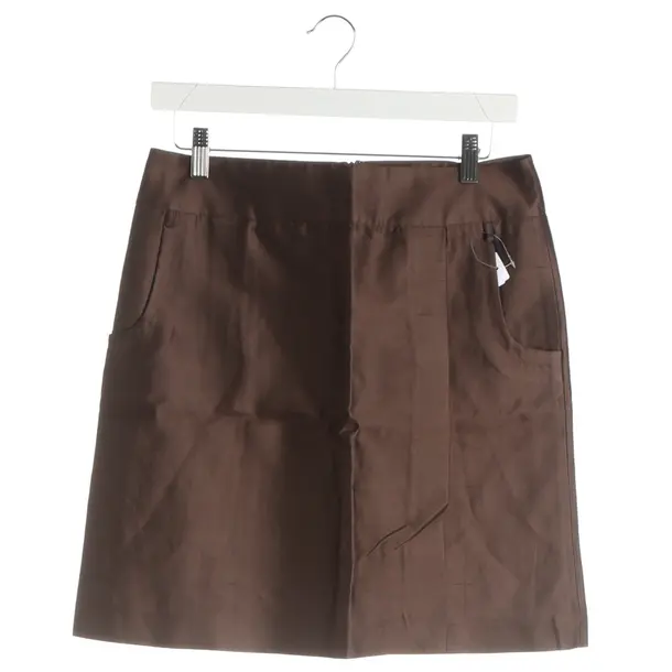 Rock, in Braun, Baumwolle, Malo