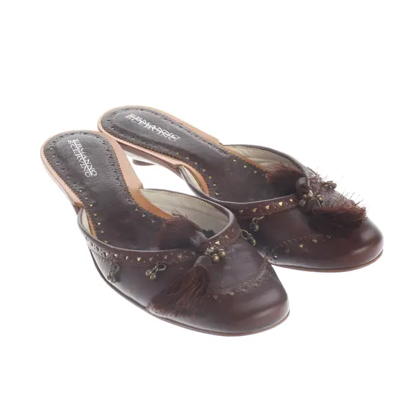 Mules, in Brown, Ermanno Scervino