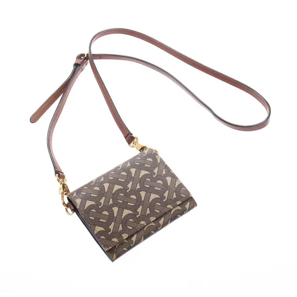 Wallet on Chain, in Mehrfarbig, Leder, Burberry