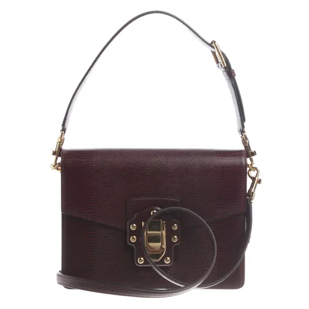 Schultertasche, in Lila, Leder, Dolce & Gabbana