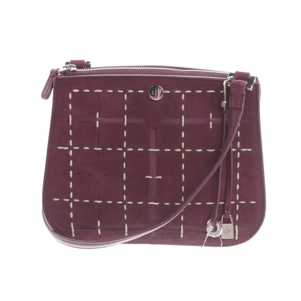 Schultertasche, in Lila, Leder, Loro Piana