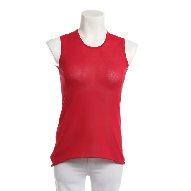 Top, in Rot, Baumwolle, Brunello Cucinelli