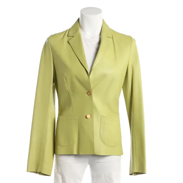 Lederjacke, in Hellgrün, Leder, Prada