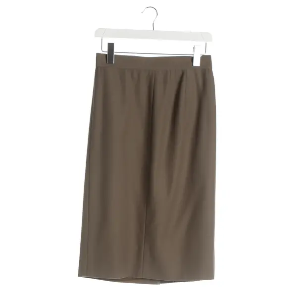 Skirt, in Brown, Wool, Salvatore Ferragamo