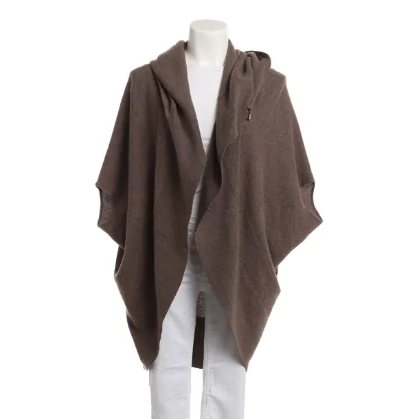 Strickjacke, in Braun, Baumwolle, Brunello Cucinelli