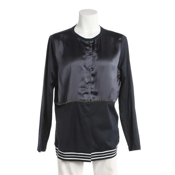 Bluse, in Navy, Baumwolle, Fabiana Filippi