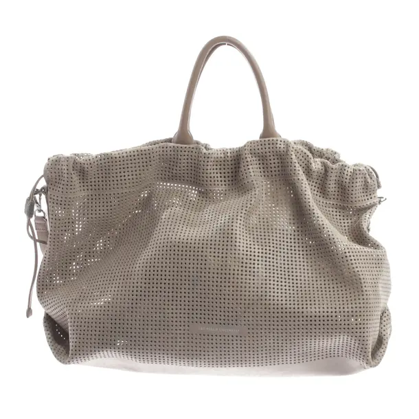 Handbag, in Brown, Leather, Brunello Cucinelli