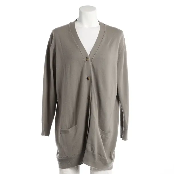 Strickjacke, in Grau, Kaschmir, Loro Piana